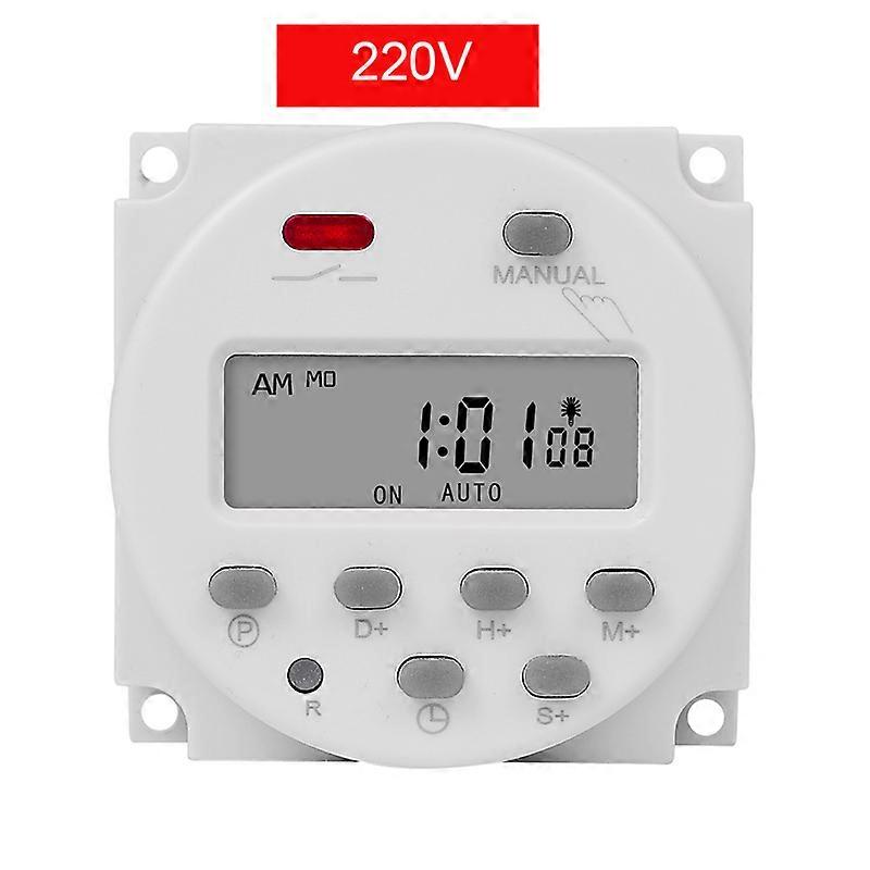 Top Vendor CN101S 220V 110V 12V 5V 24V Timer Switch 7 Days Weekly Programmable Time Relay With Countdown 1 Second Interval
