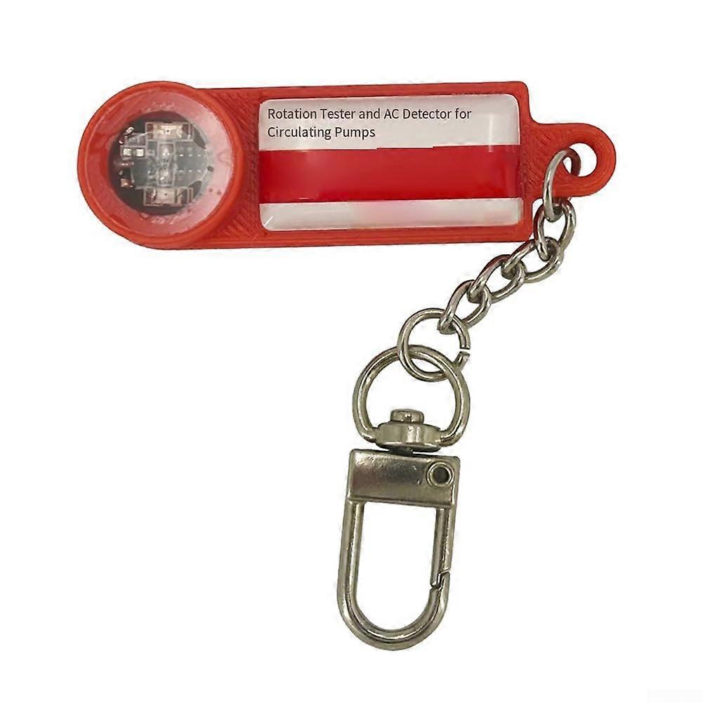 Pump Rotation Tester with Magnetic Field Indicator for Fast Pump Diagnostics and Heating Systems