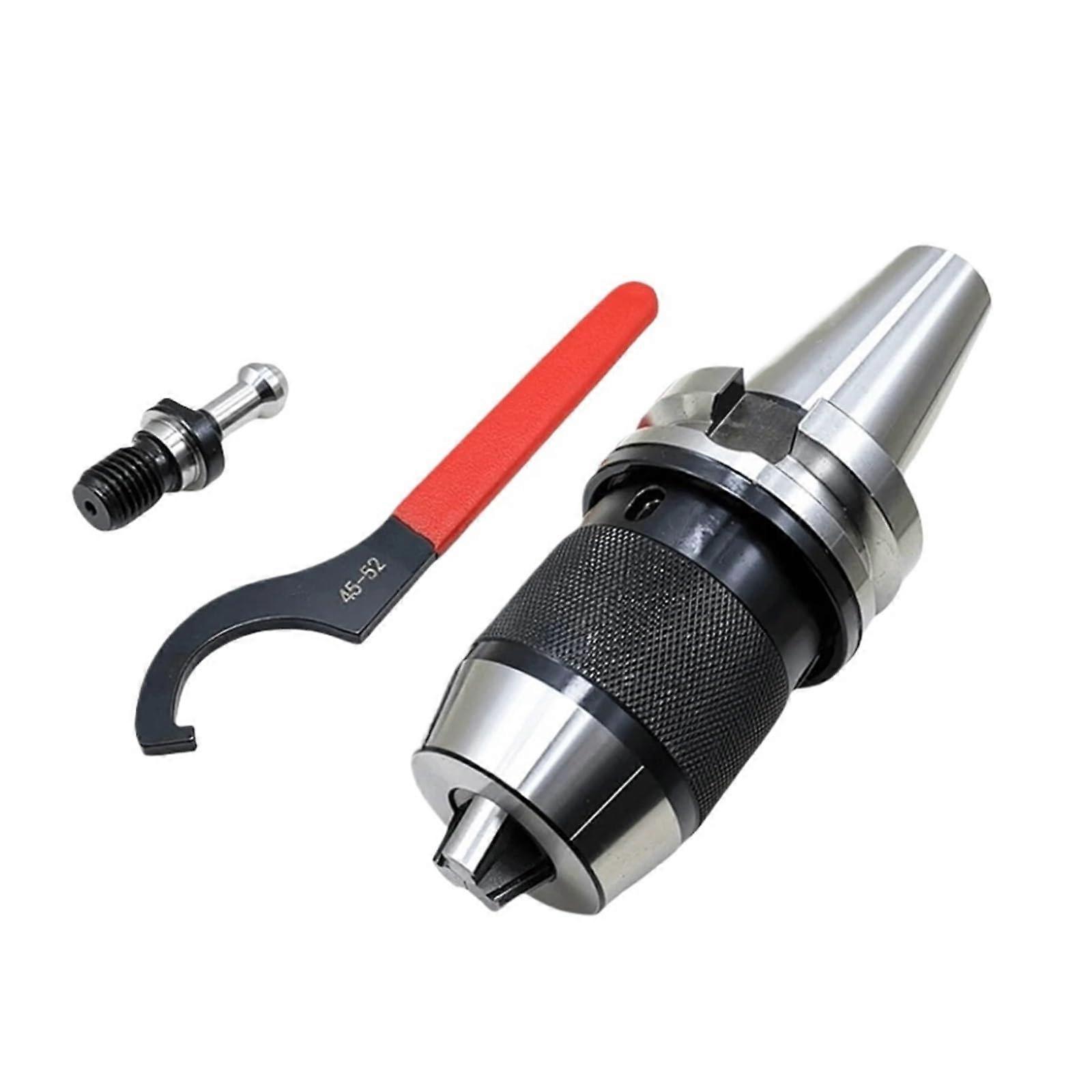 BT40 Drill Chuck CNC Tool Holder 113mm SelfTightening APU13 Quick Bit Change Secure Grip