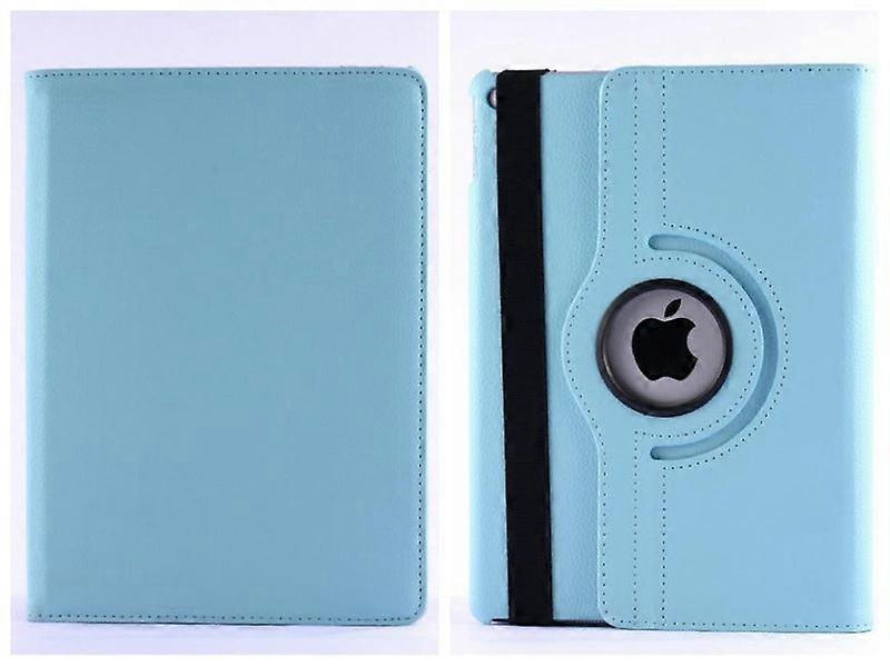 Case For Ipad 2/3/4 Sky Blue Rotating Leather Litchi Pattern Stand Batch