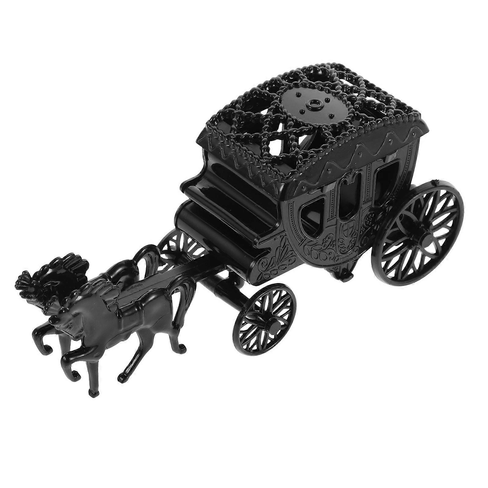 Carriage Box for Storage Black Wedding Holder