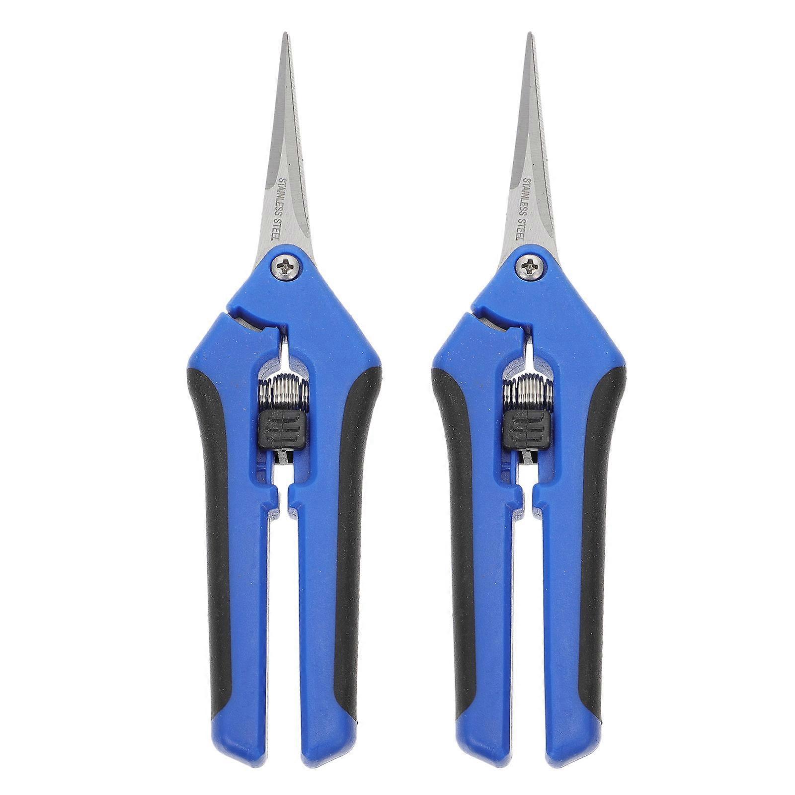 Sturdy Gardening Shear Flower Twig Clipper for Precise Pruning 2Pcs