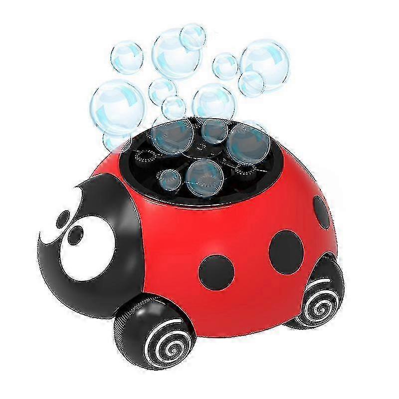 25-26 Ladybug Bubble Machine (red) 3000+ Bubble Per Minute