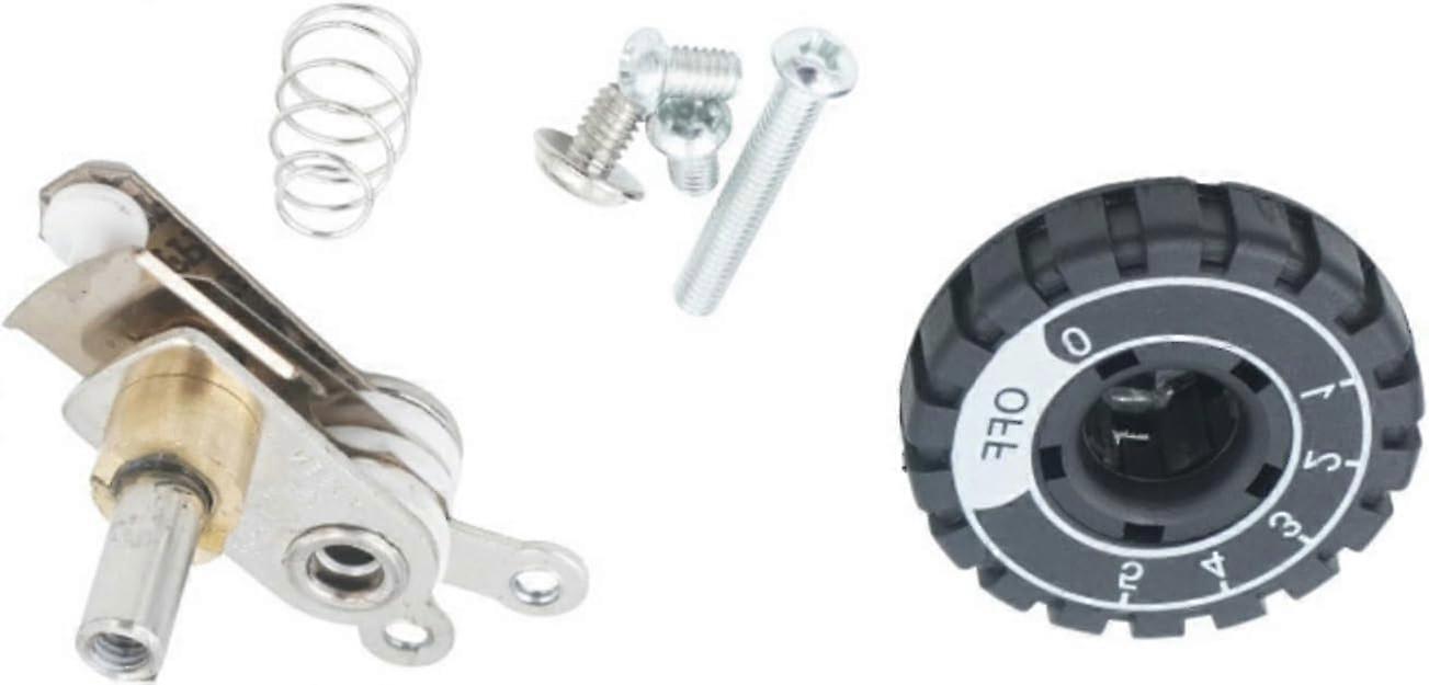 Iron Thermostat Replacement with Adjustable Temperature Control Knob for Electric Irons and Heaters
