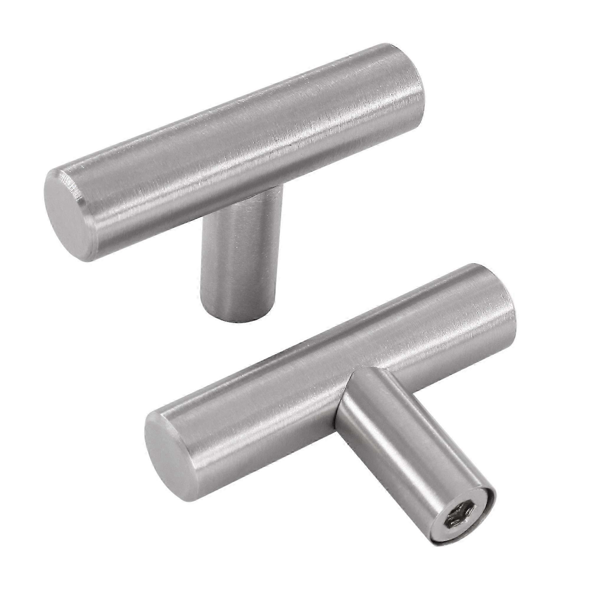 26-27 Door Knobs, Brushed Nickel, Single Hole