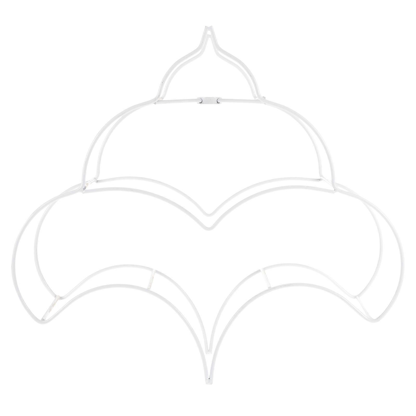 White Iron Lampshade Frame for Table Lamp DIY Lampshade Making