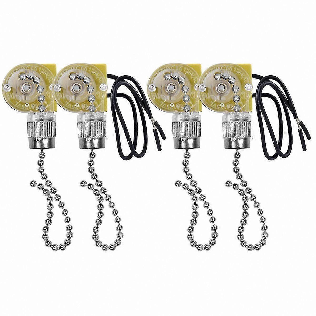 Two-Wire Pull Cord Light Switch for Ceiling Fans and Lamps