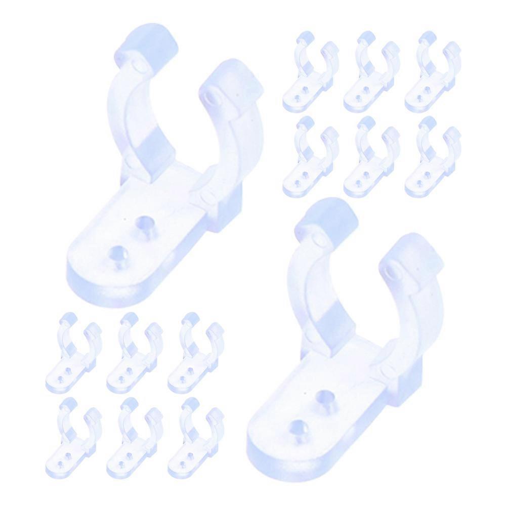 Light Strip Clips Fixing Buckles for Strip Light 100Pcs Transparent Pc
