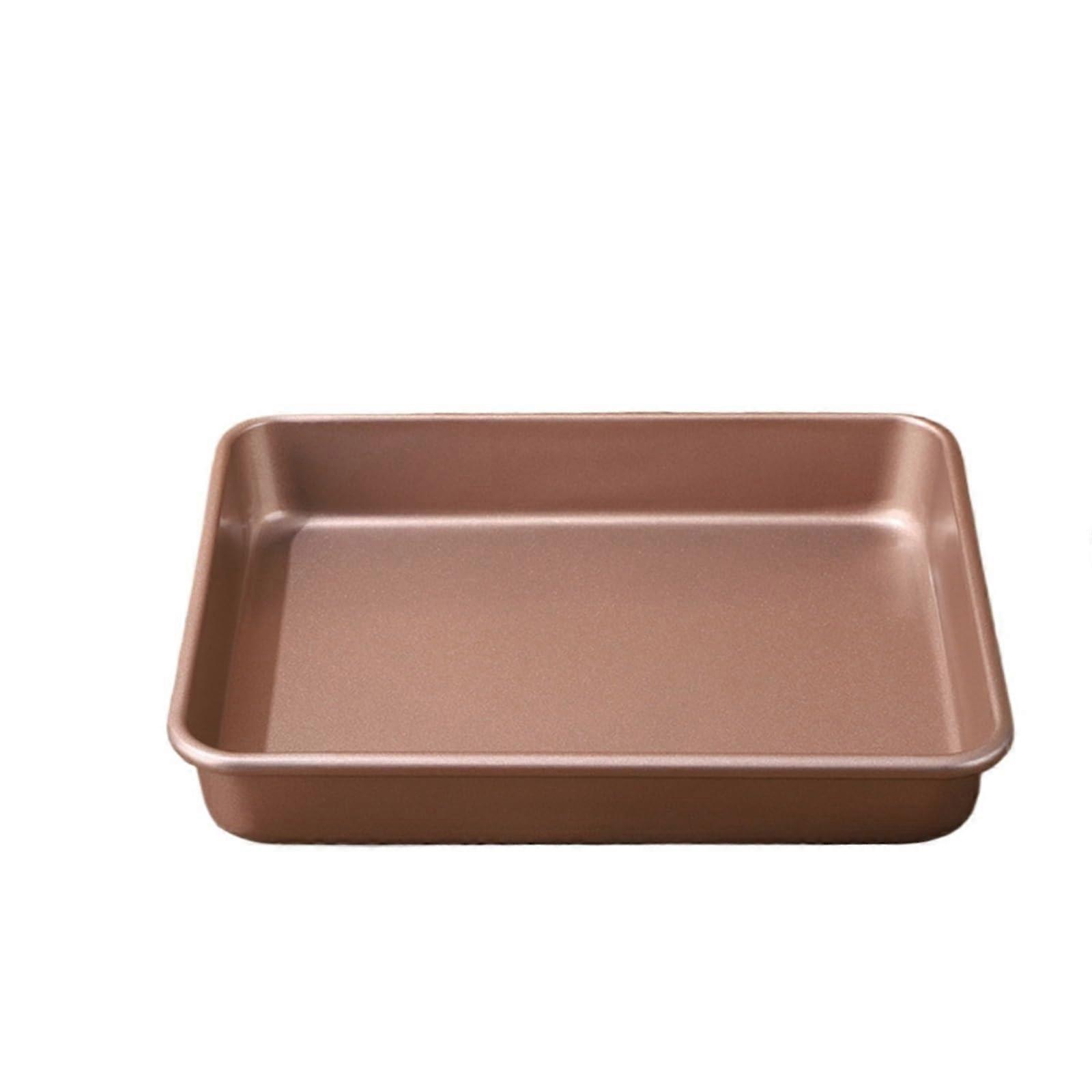 Carbon Steel Non Stick Baking Tray Rectangular Oven Pan for Cake Pizza and Versatile Cooking