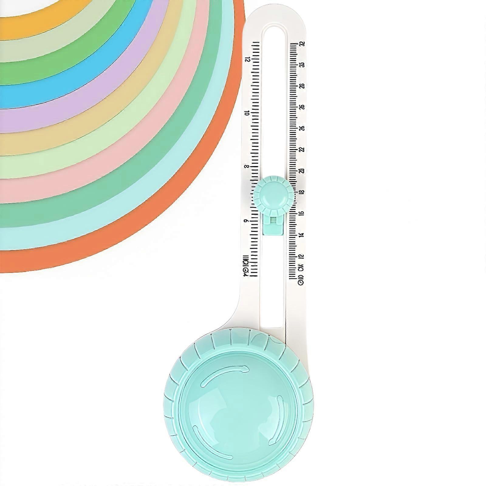 Adjustable Rotary Paper Circle Cutter with 1032cm Diameter for Crafts and Scrapbooking