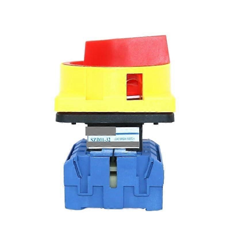 32A Rotary Disconnect Switch with Dual Gear Load Break Isolation and SelfLocking Safety