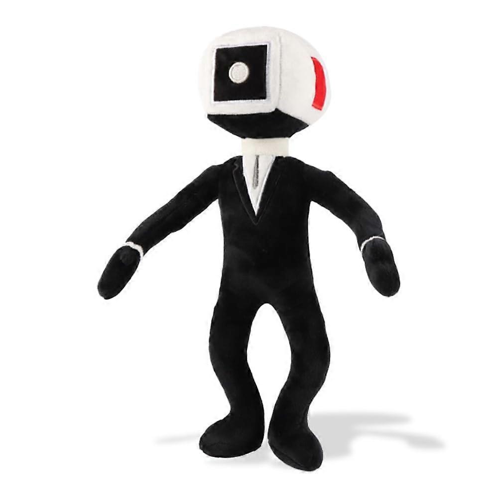 Stuffed Robot Plush Toy Soft Huggable Comfort Shape Retention Cute Red and White Gift