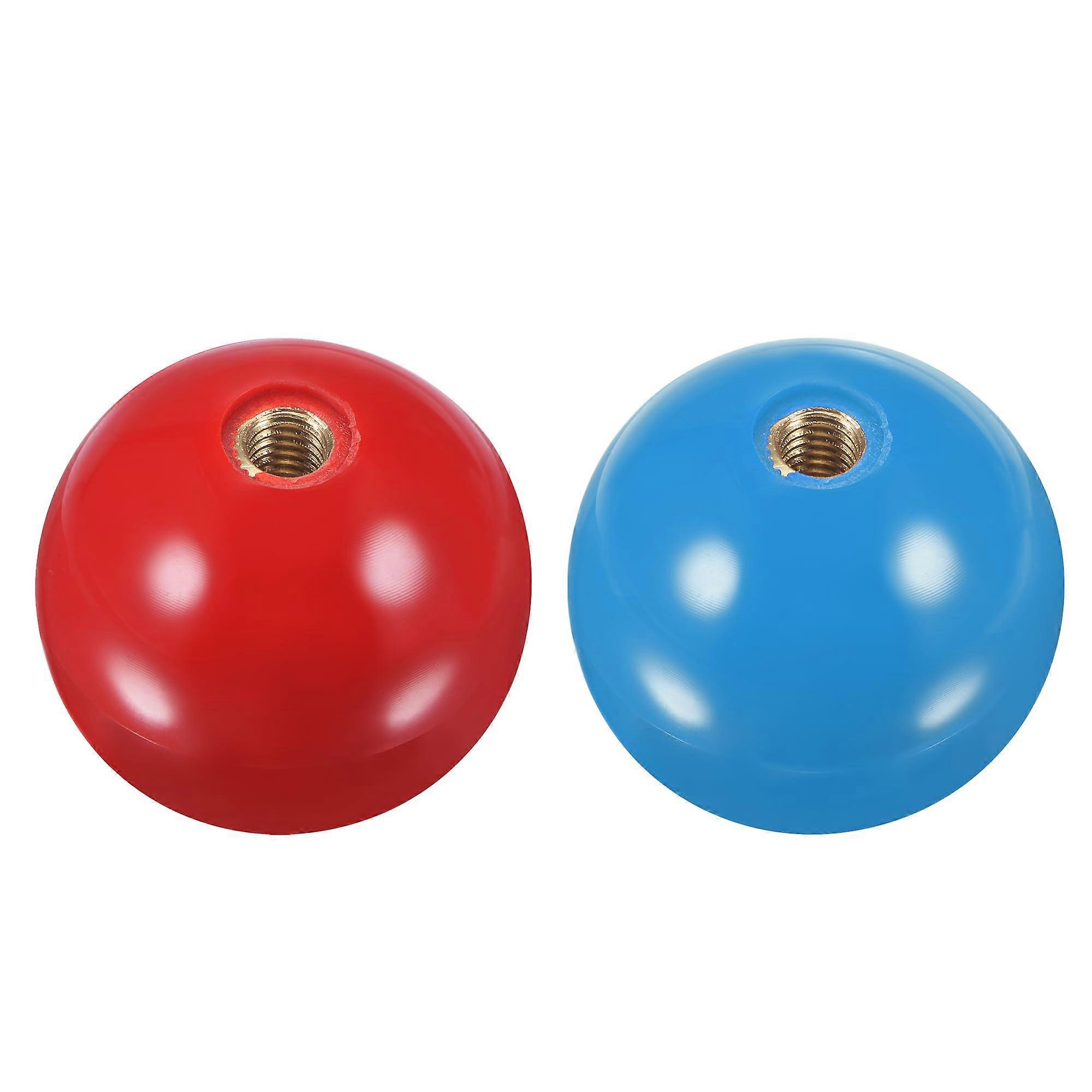 Arcade Joystick Ball  Handle 35mm M6 Replacement Red Blue Comfortable Grip Durable