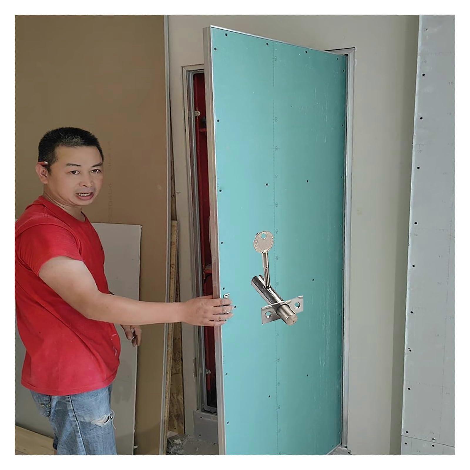 Access Panel Door with Concealed Flush Design, Paintable Lockable Wall Inspection Panel 900x2000mm