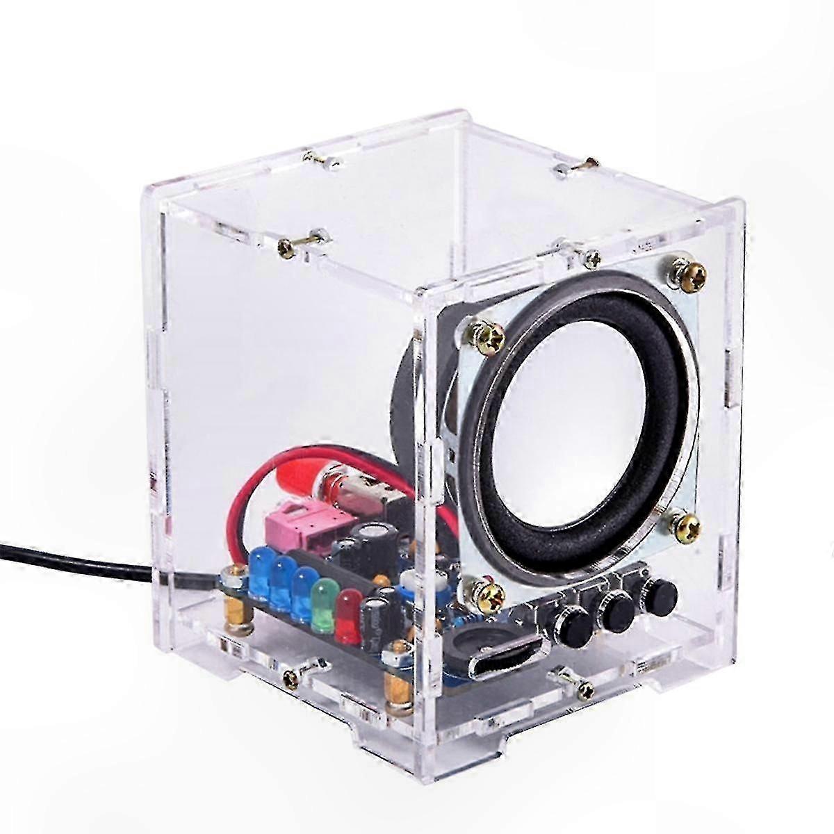 Mini Bluetooth Speaker DIY Kit - Wireless & Wired 5V DC Powered o Component for Crafting Projects