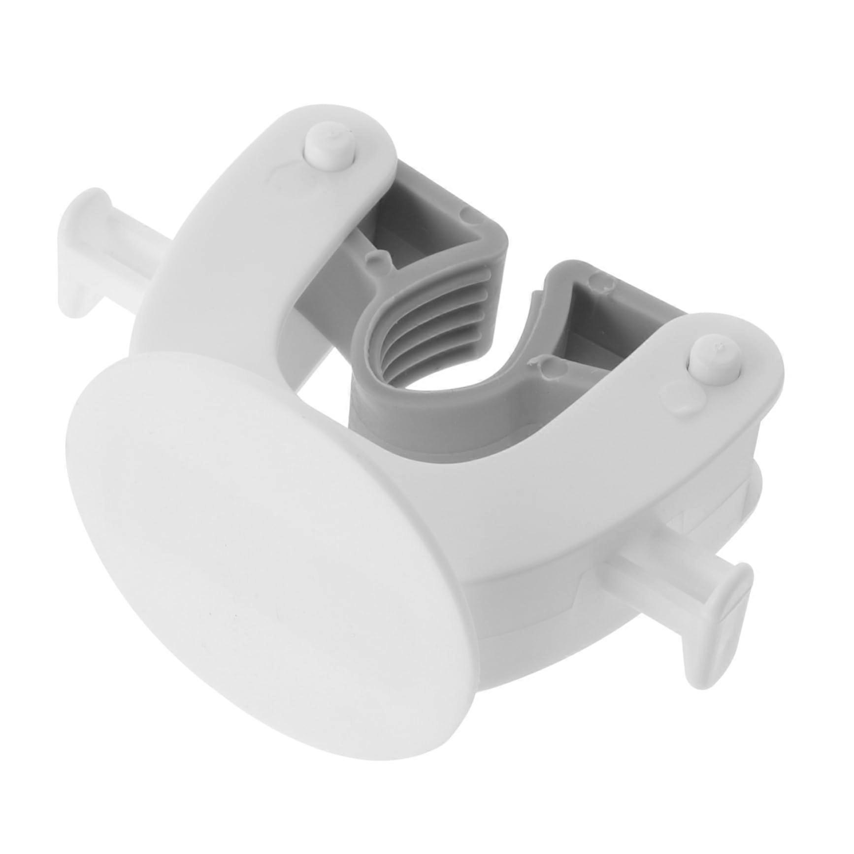 2pcs Self Adhesive Broom and Mop Holder Wall Mounted Organizer NoDrill Installation for Kitchen