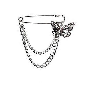 Butterfly Metal Keychain for Women with Secure Belt Clip, Fashion Gift for Bags and Pants