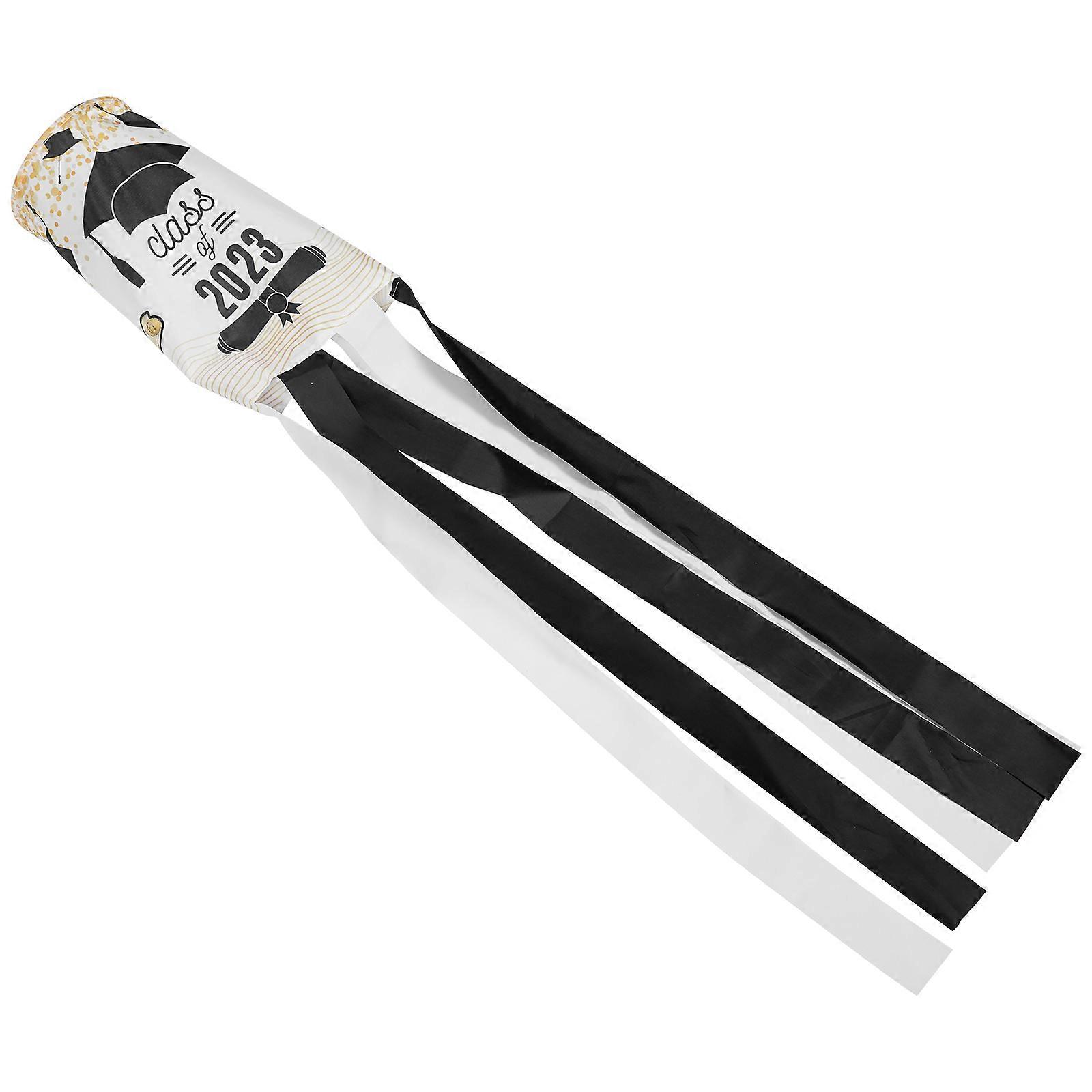 Graduation Party Decorations Windsock for Outdoor Hanging Polyester