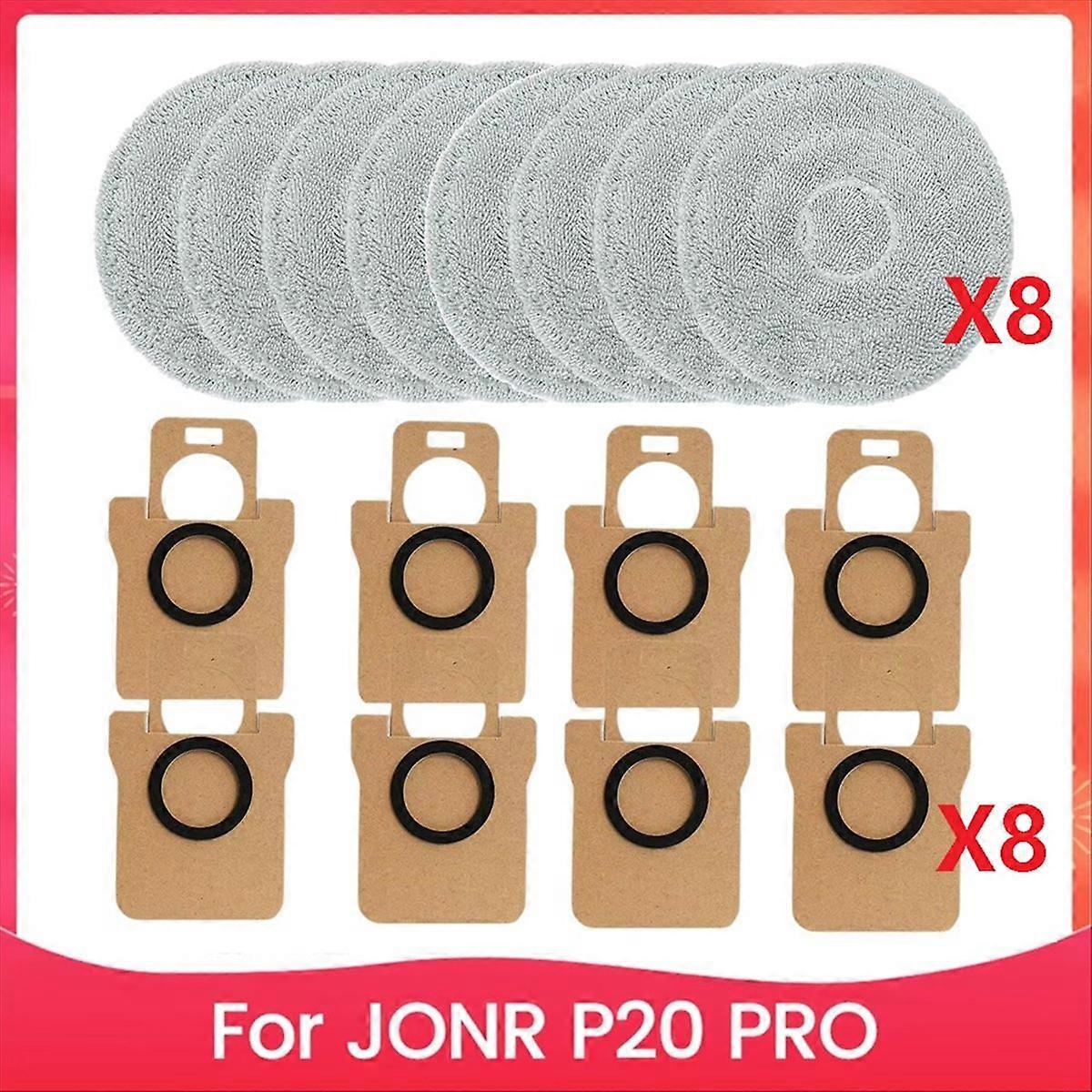 For P20 PRO Vacuum Dust Bags & Mop Cloth Kit