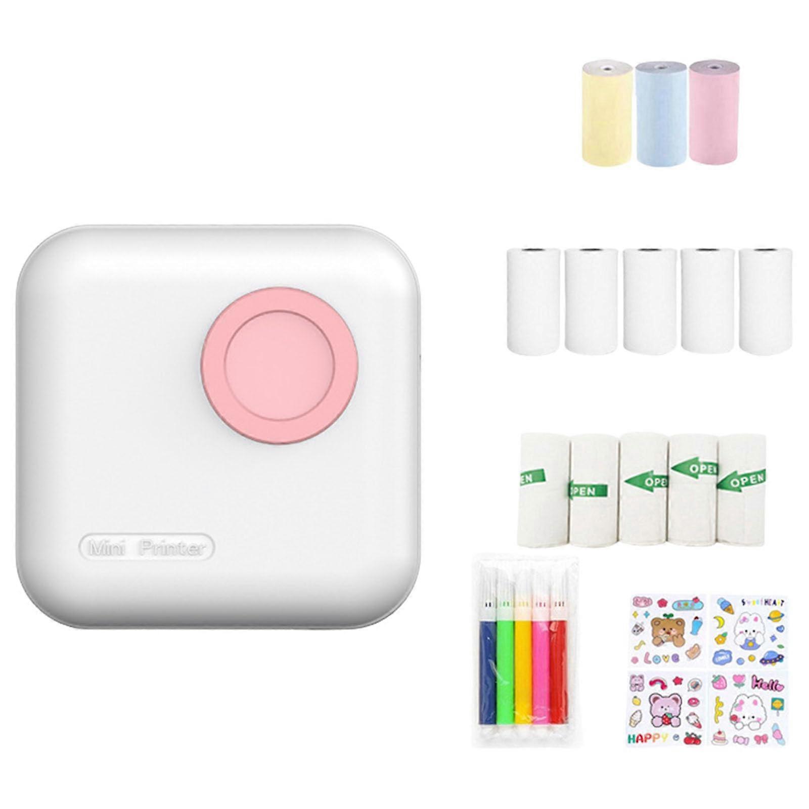 Bluetooth Label Printer with Speed Ink Printing, Mini Wireless Thermal Sticker Maker