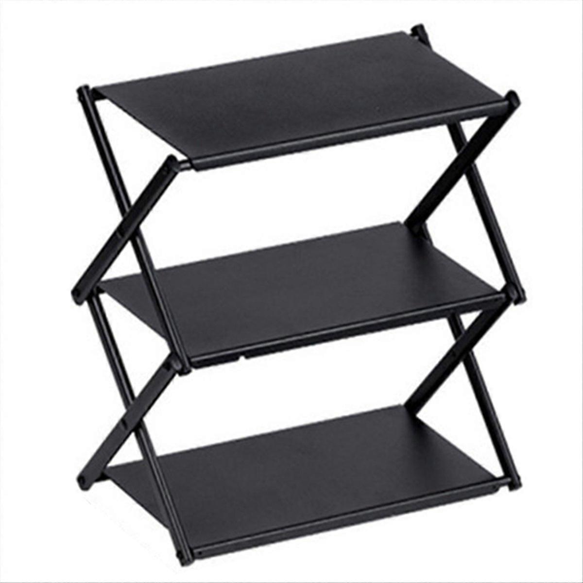 Camping Tabletop Storage Rack Multi-Layer Folding Storage Rack