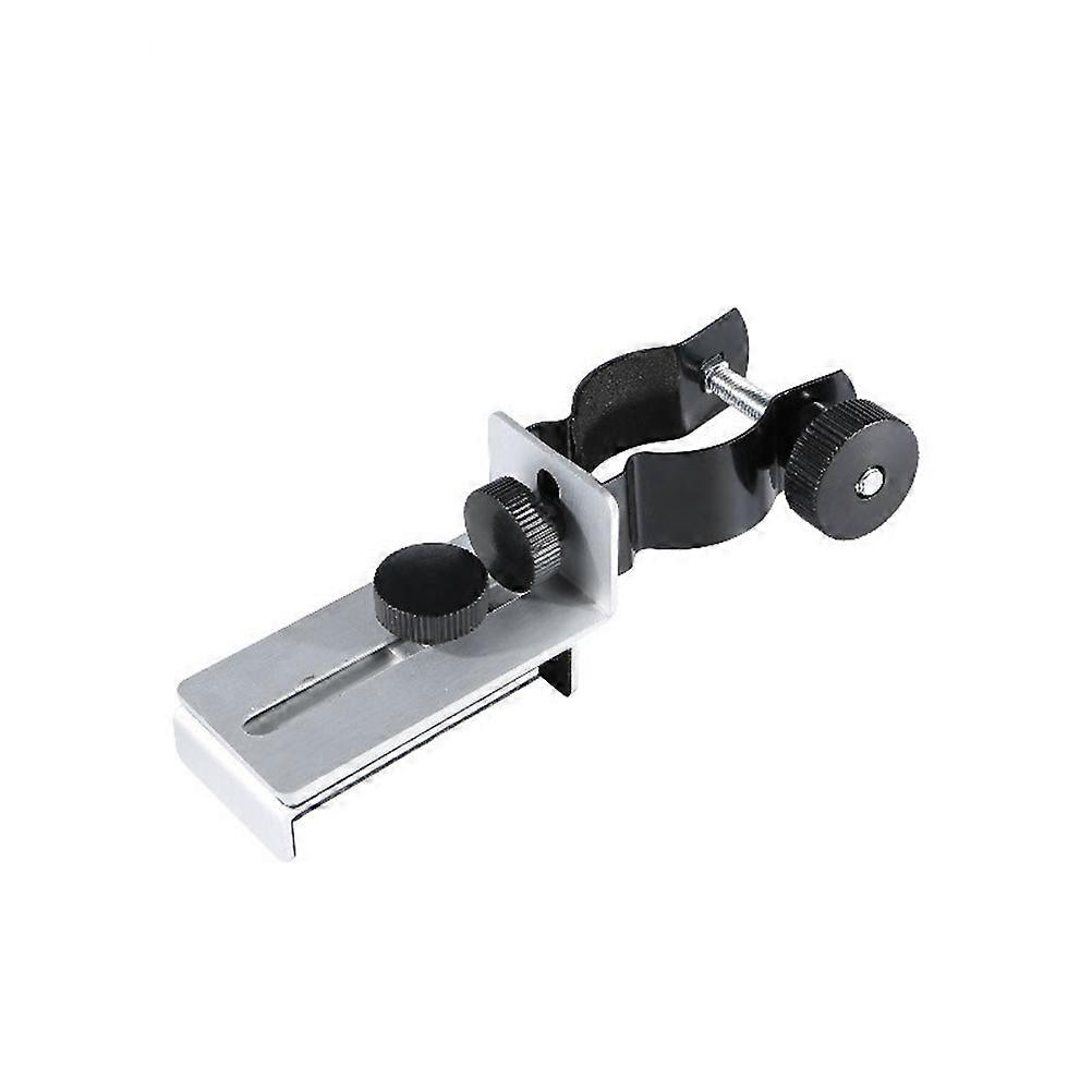 Phone Photography Mount for Microscope with Metal Bracket Adapter Silver