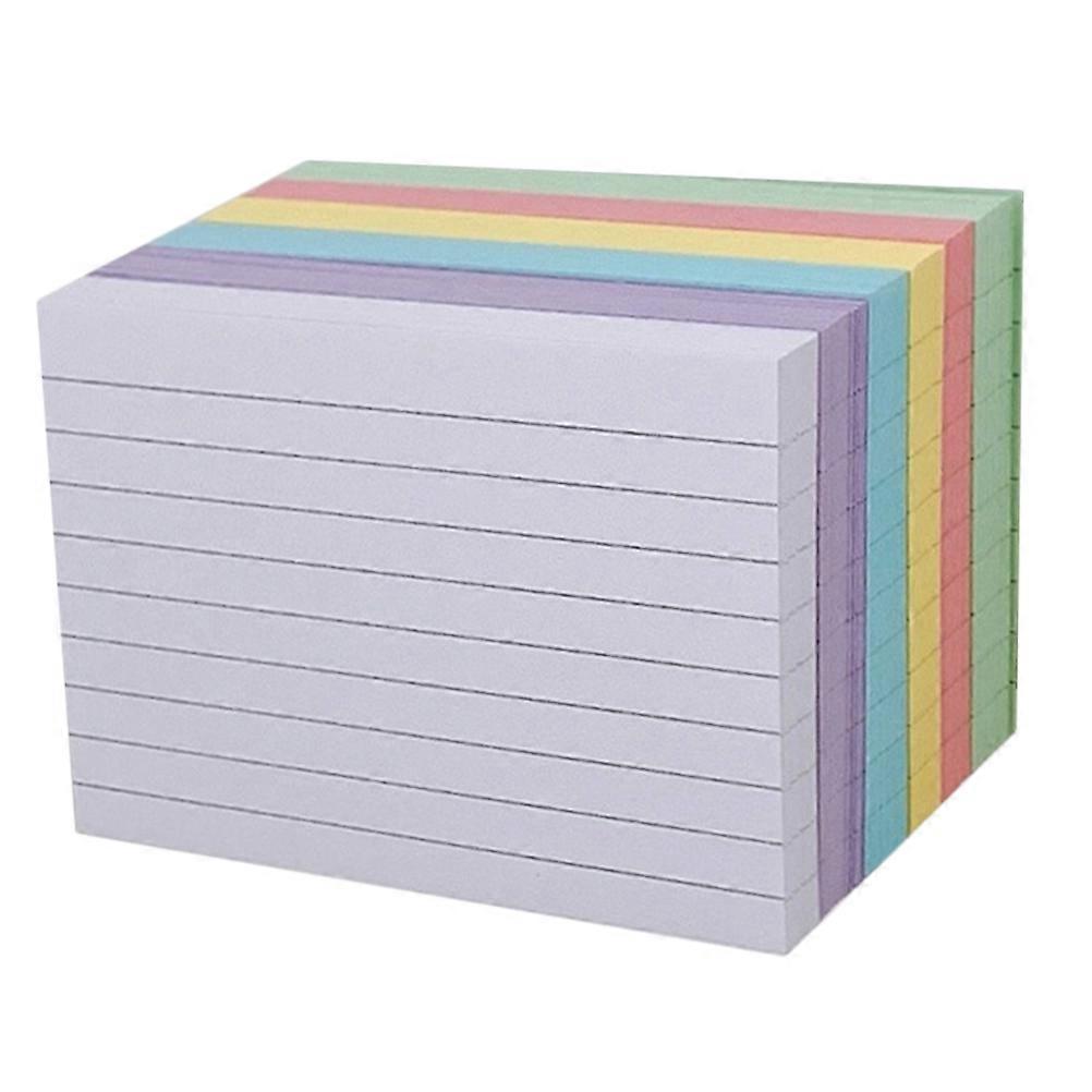 Assorted Color Index Cards Single-Sided Horizontal Note Cards 300Pcs for Studying
