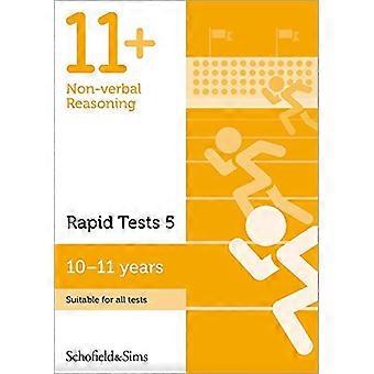 11 + Tests rapides de raisonnement non verbal tome 5 : exercice 6, âges 10-11 (broché)