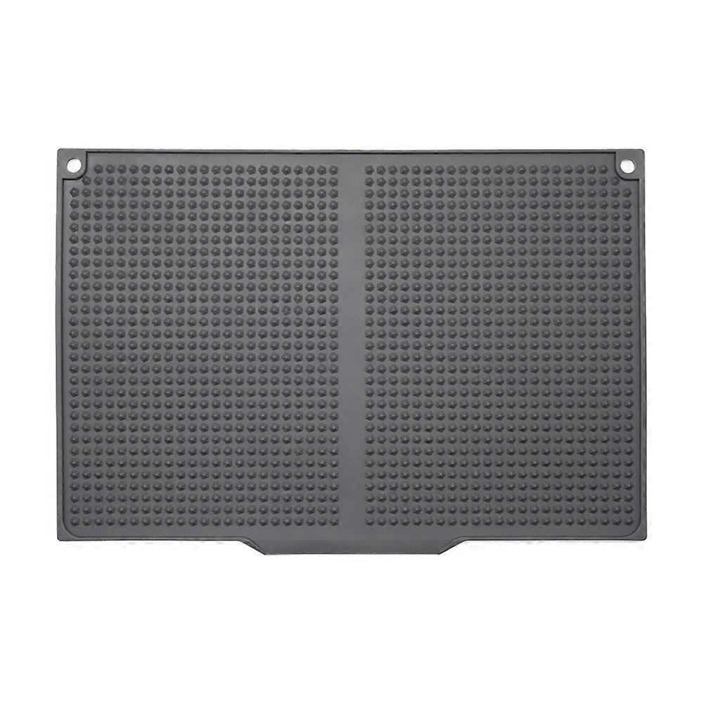 Multipurpose Silicone Dish Drying Mats Rectangular Foldable Kitchen Drain Pad High Elasticity Insulation Pad Bathroom