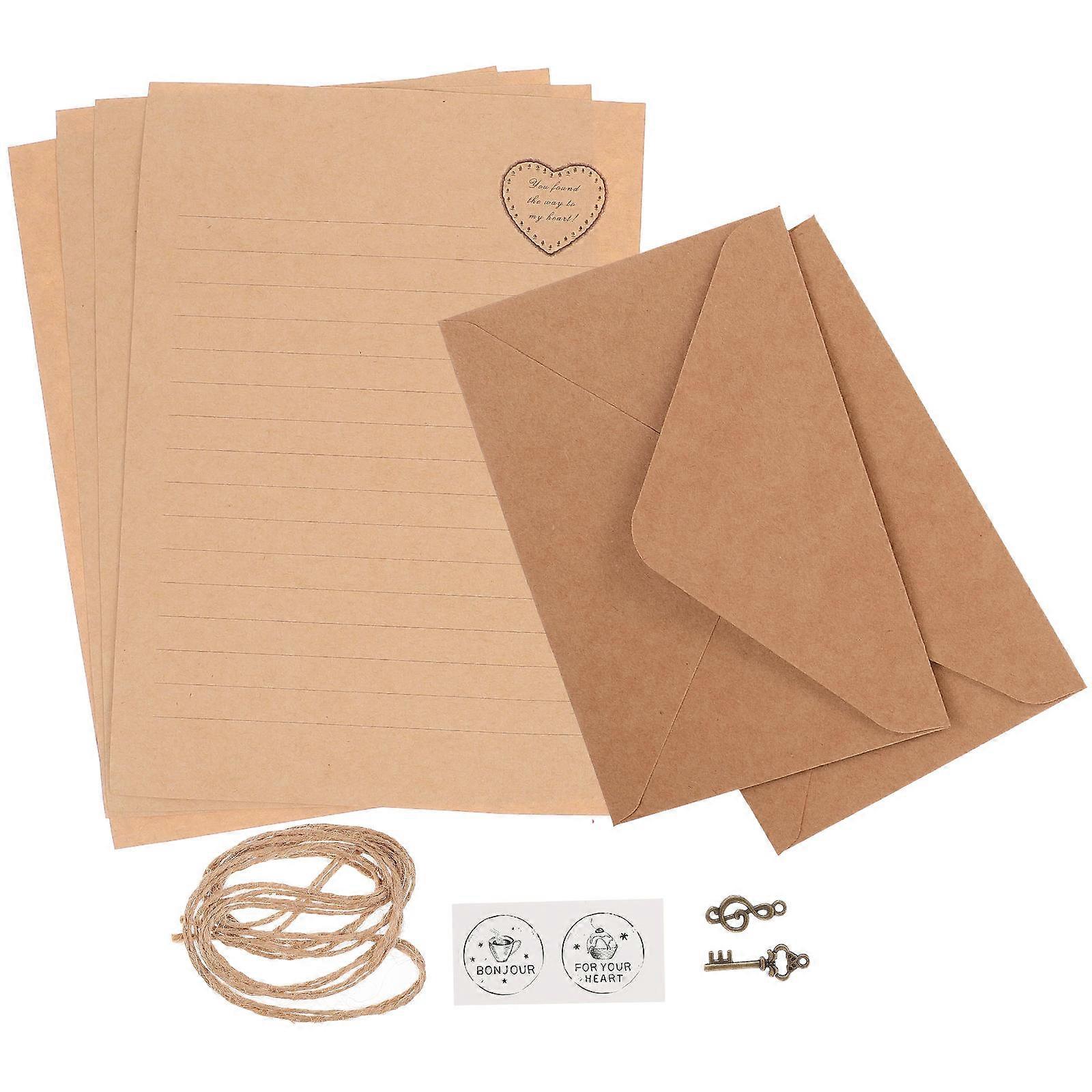 Notebook Insert Letter Paper Set for 8Sets Vintage Style