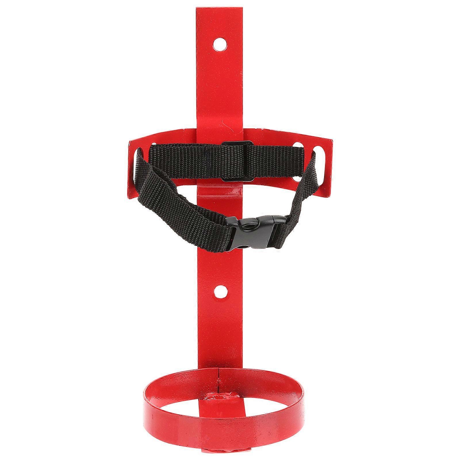 Fire Extinguisher Wall Bracket Holder with Adjustable Strap 2Pcs Set