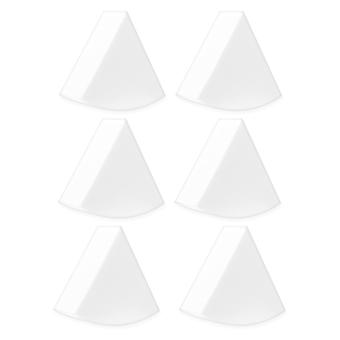 6 SZTUK Gąbka do makijażu paznokci, mini kliny aplikatora do twarzy kliny gąbki kosmetycznej, mieszanie paznokci, mieszanie podkładu w płynie do twarzy, makijaż