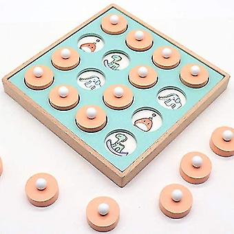 Schach Spielzeug Holz Matching Puzzle Spiel Set