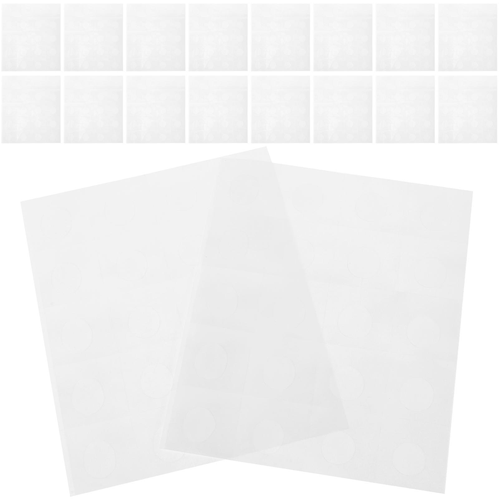 Clear Balloon Balloon Dot Glue Double Sided Adhesive Dots 50 Sheets