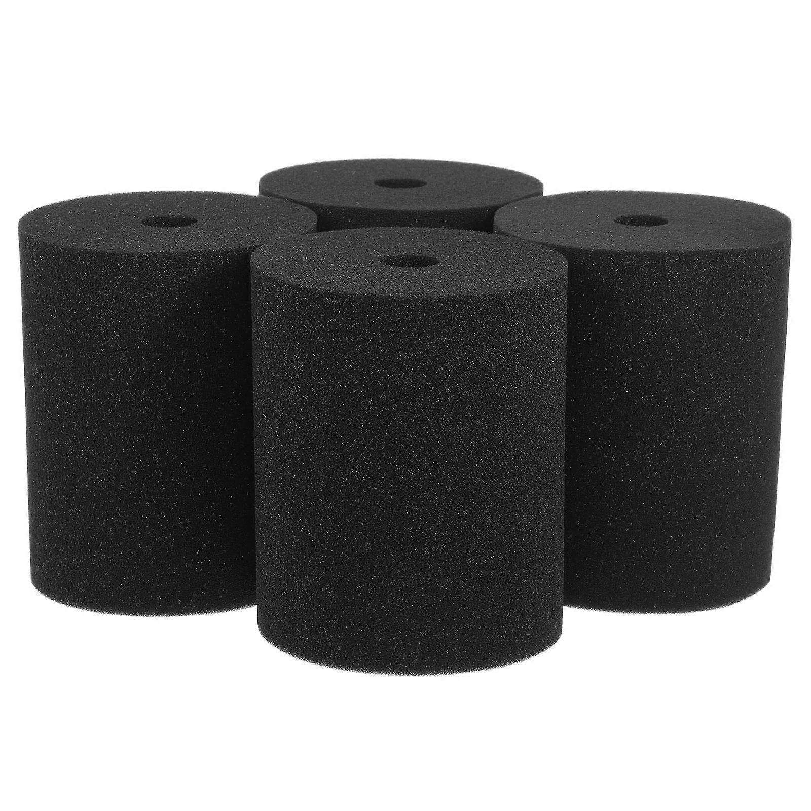 Durable Black Rotating Sponge Foam Inserts for Cup Spinner 4Pcs Set