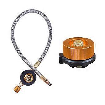 Flat Gas Tank Inflation Valve with Auto-Off Function 2Sets for Camping