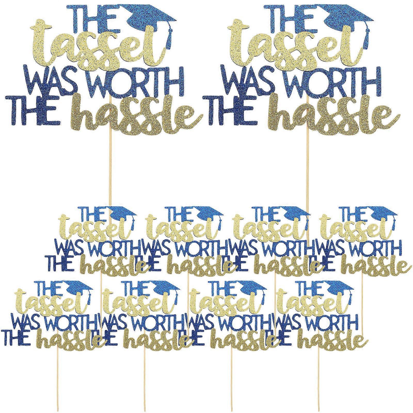 Graduation Cake Inserts 10Pcs Graduation Cake Decorations for Party Use