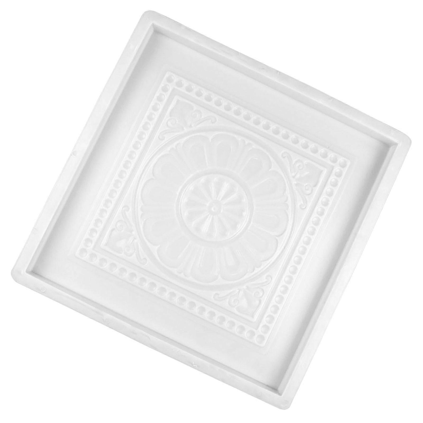 Plastic Pavement Mold Reusable Path Maker Mold Practical Concrete Cement Mold