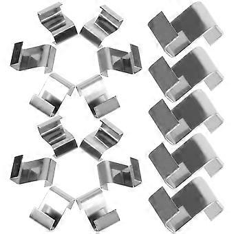 25 Pcs Clips De Vitrage Serre Z Clips En Acier Inoxydable Clips De Fixation Clips De Maintien En Métal