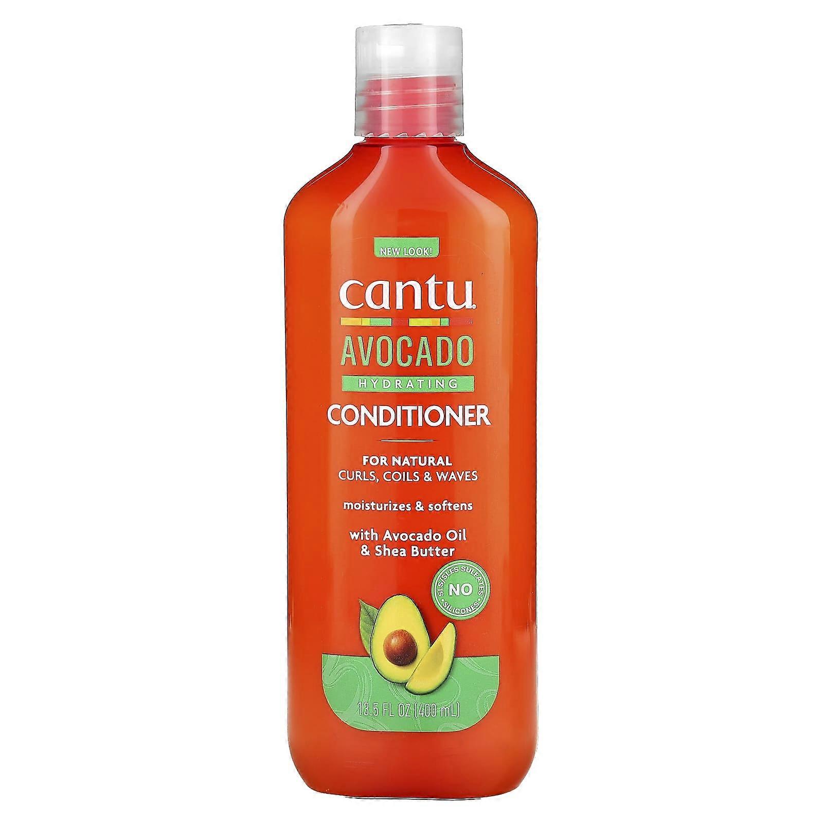 Cantu, Avocado Hydrating Conditioner, 13.5 fl oz (400 ml), 3-Pack