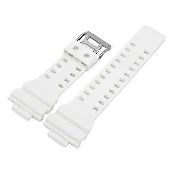 Natural Resin Replacement Watch Band Strap , compatible with G-Shock GD120/GA-100/GA-110/GA-100C(White)