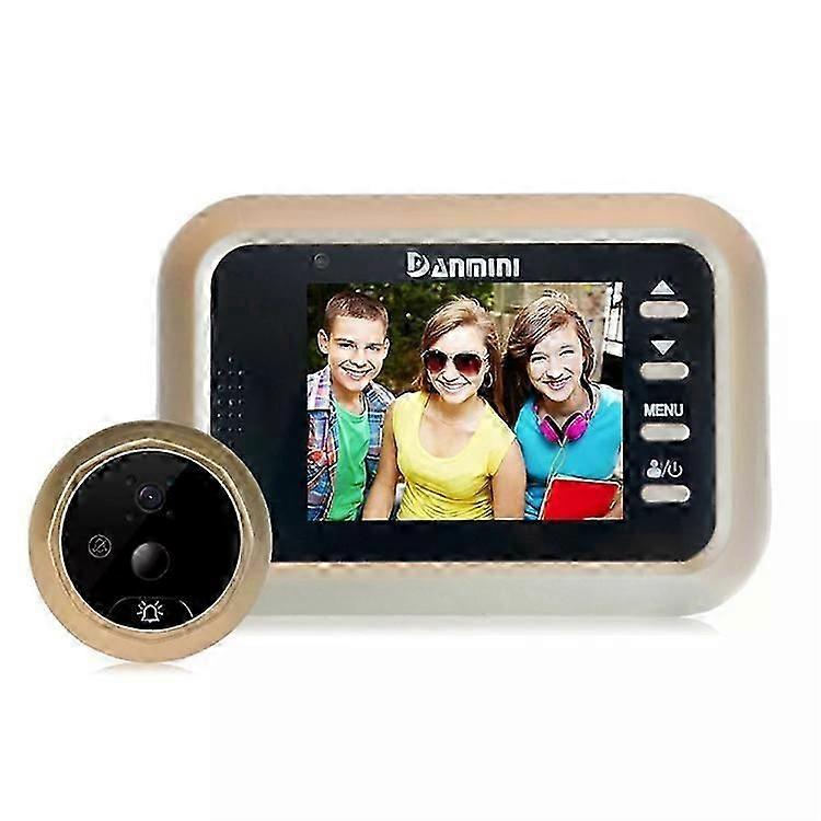 Security Camera-2.4" Color Screen,1.0MP,Night Vision,PIR Detection -