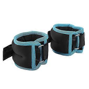 Ankle Weights Adjustable compatible with Strength Training 1.1lb Pair compatible with Running and Walking Blue Black