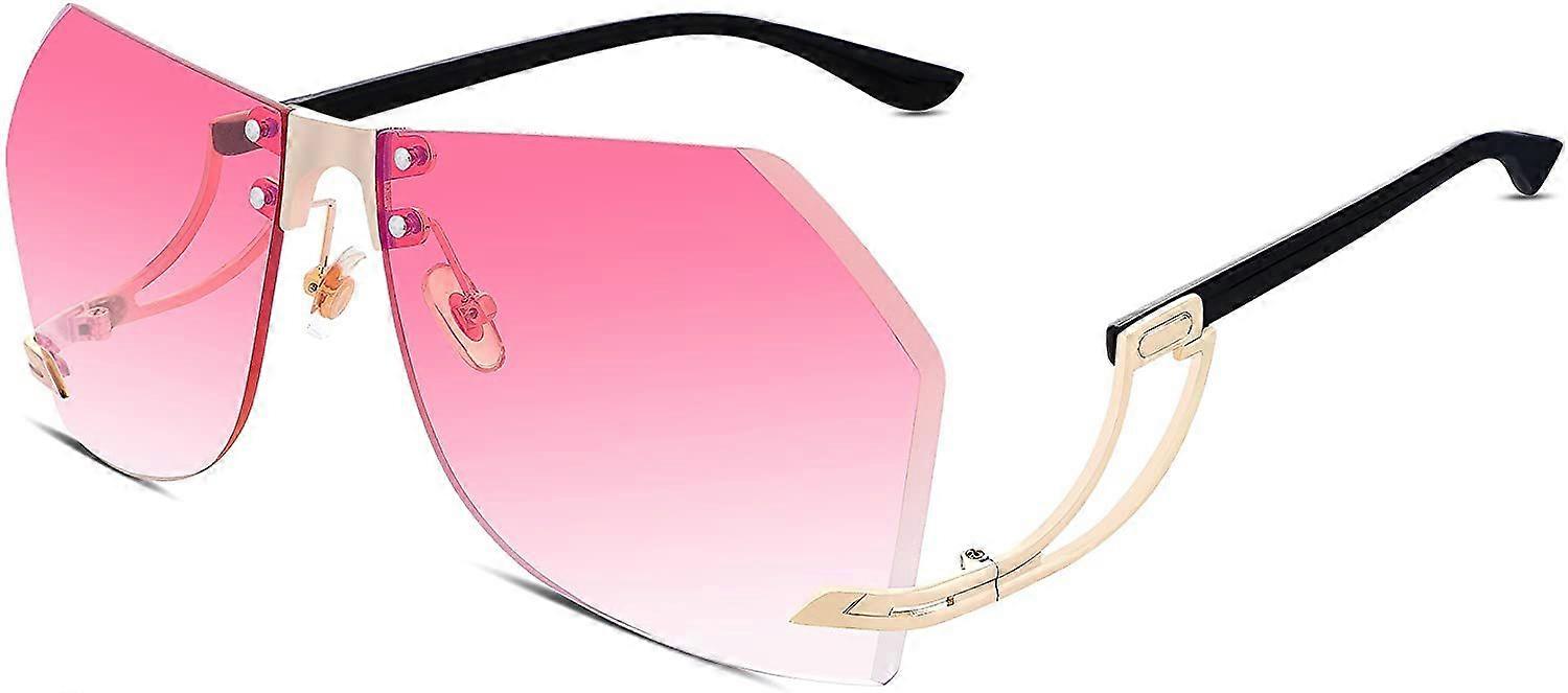 Vrouwen Vierkante Oversized Zonnebril One Piece Fashion Vrouw Groot Groot Frame UV400 B2251