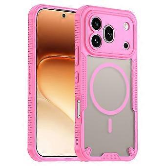 Compatibel met Honor 600 Pro 5G magnetische hoes TPU + PC telefoon achterkant