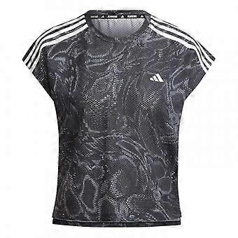 Adidas Womens/Ladies Snake Print Aeroready Running T-Shirt
