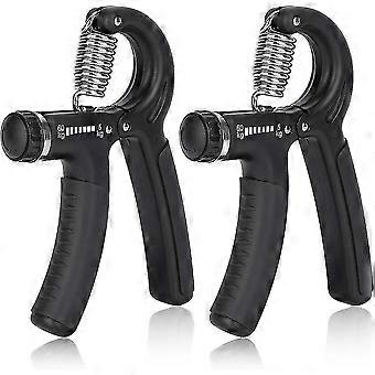 Hand Grips Strengthener Hand Grippers Exerciser Adjustable Resistance For The Recovery Of Patients With Hand Injury, Athletes And Musicians(2pcs, Blac