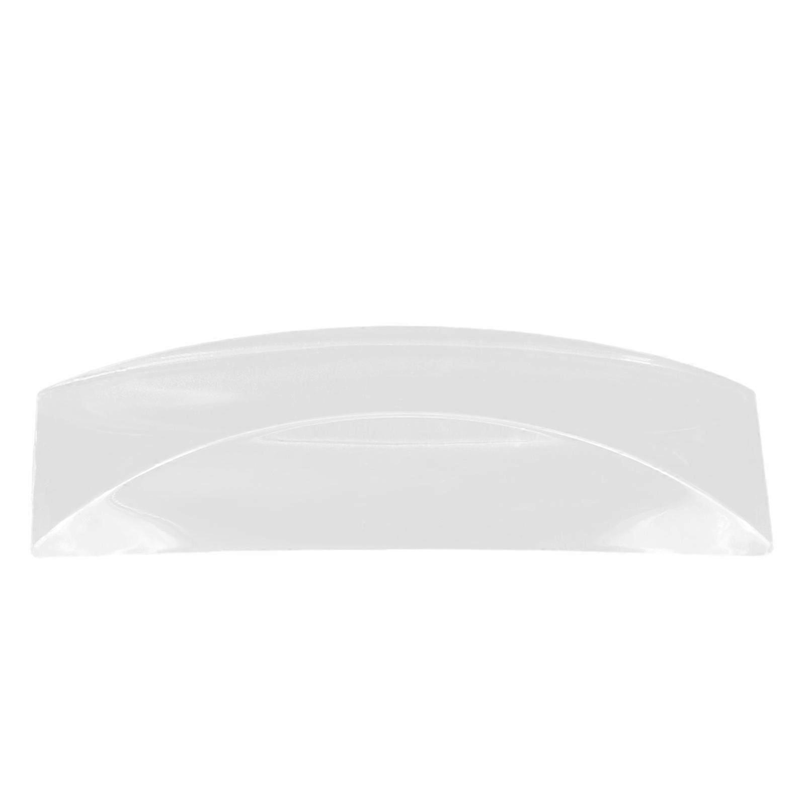 Transparent Acrylic Cabinet Pulls | Invisible Design | Ergonomic Grip | Durable Solid Structure | 4 Count