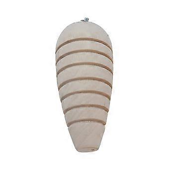 Hamster Chew Toys Wooden Vegetables for Rabbit Teeth 3Pcs Beige Set