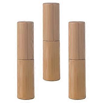 Bamboo Lipstick Tube for Women with 3Pcs DIY Empty Lipstick Tubes